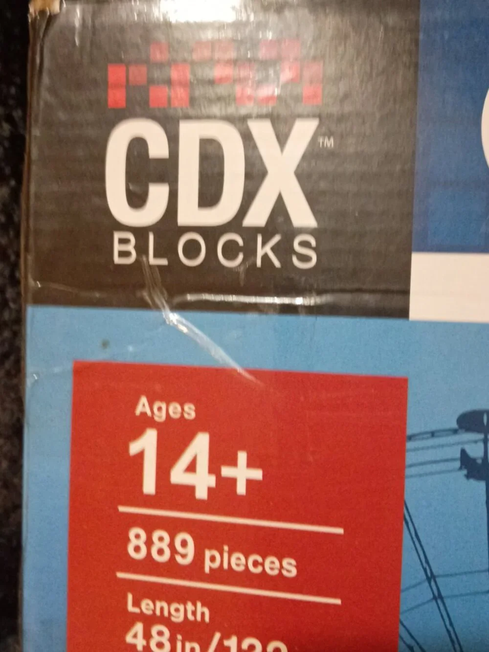 CDX Blocks Cyclone Roller Coaster Set - New in Box